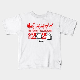 The year of the lockdown 2020 Christmas Kids T-Shirt